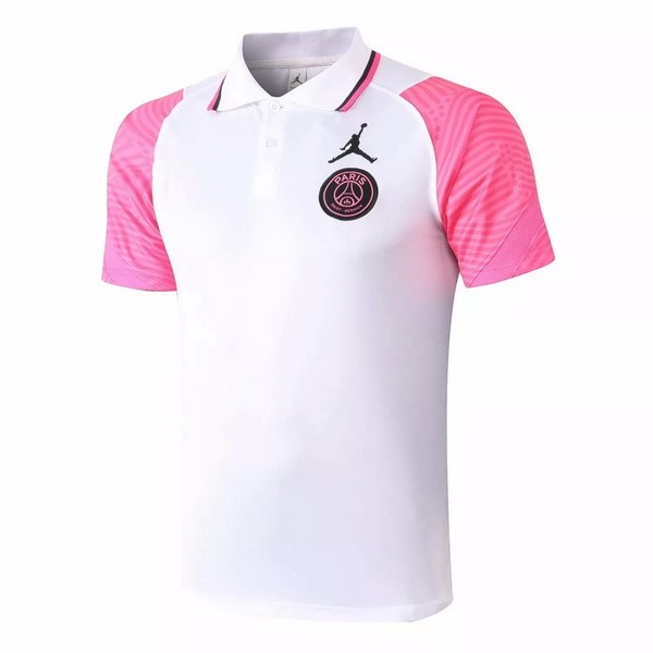 Polo Paris Saint Germain 20/21 Bianco Rosa